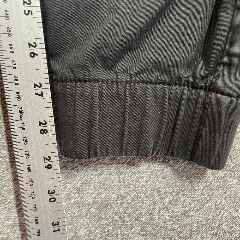 Hollister Advanced Stretch Joggers Mens Large Black Drawstring Tapered Pants